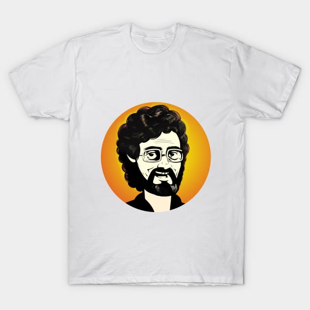 Terence McKenna art T-Shirt by PsilocyBram